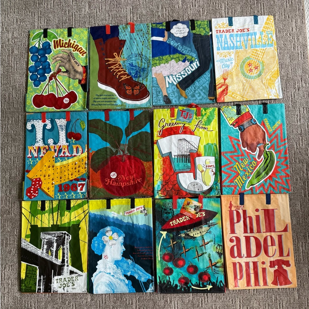 Trader Joe's Reusable Tote Bag Collection - Picture 2 of 3